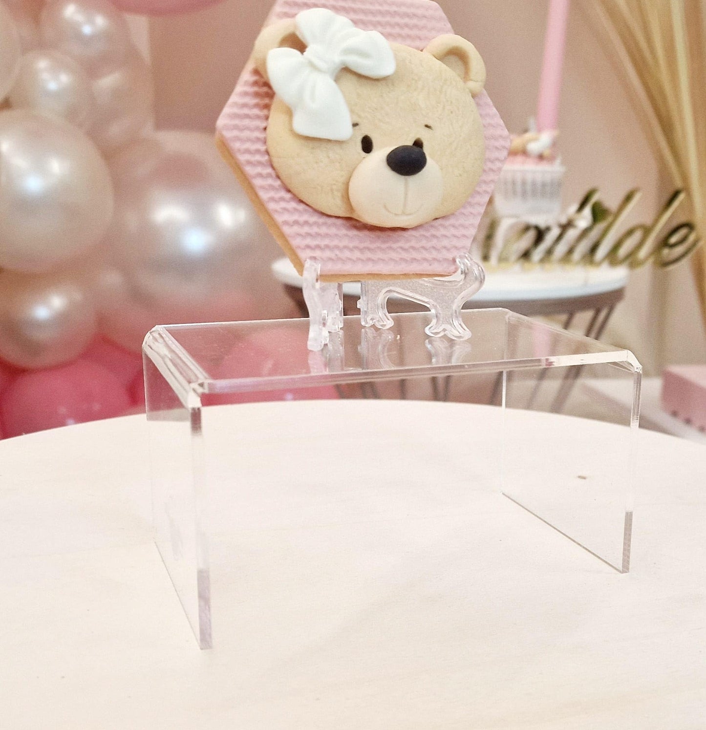 Tris di Alzatine in Plexiglass Trasparente | Espositori a scaletta per Buffet, Dessert, Cupcake ed Allestimenti | Alzate sfalsate per Esposizione Cosmetici, vetrine, tavolo torta