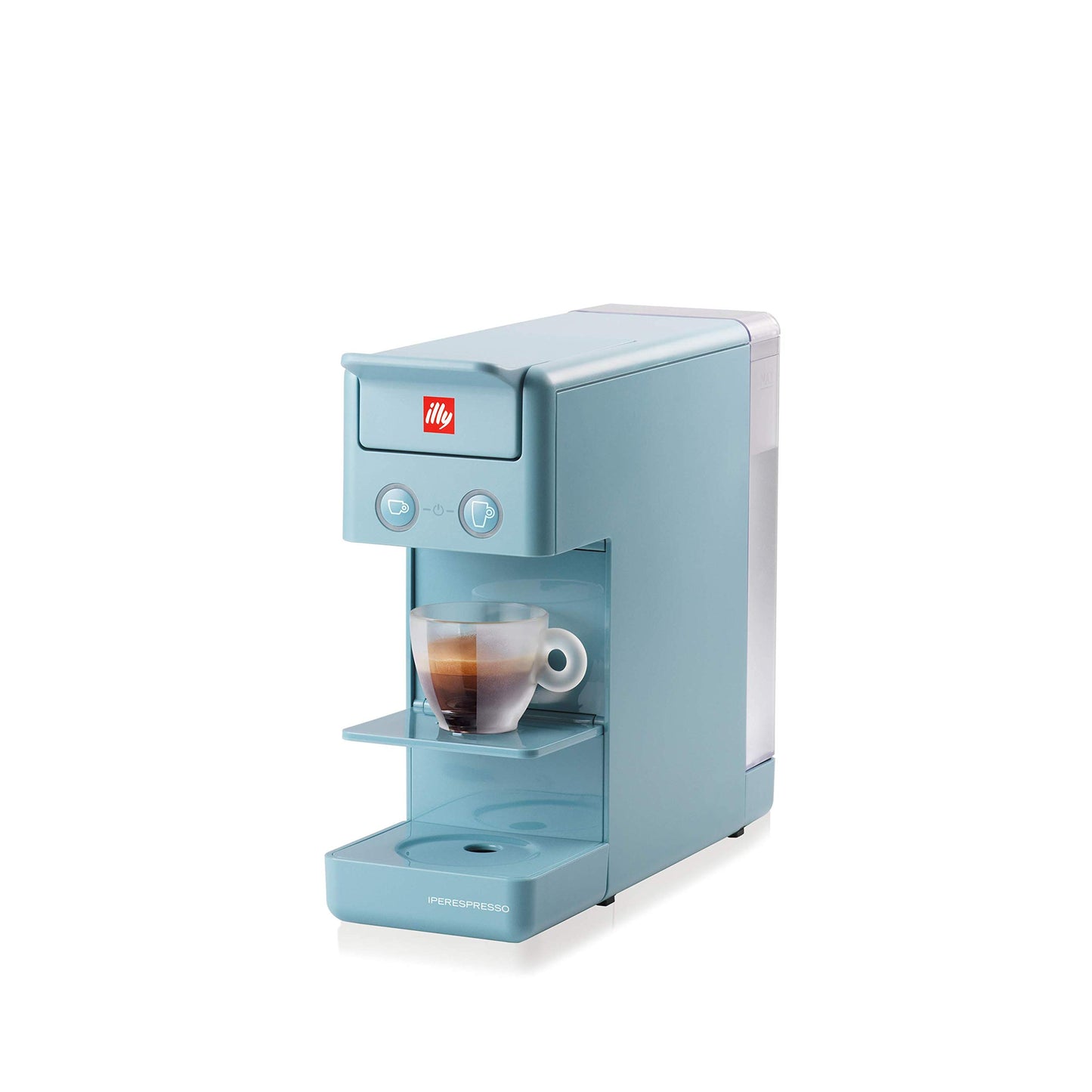illy Caffè, Macchina da Caffè a Capsule Iperespresso Y3.3, 0.8 Litri, Azzurro Amalfi
