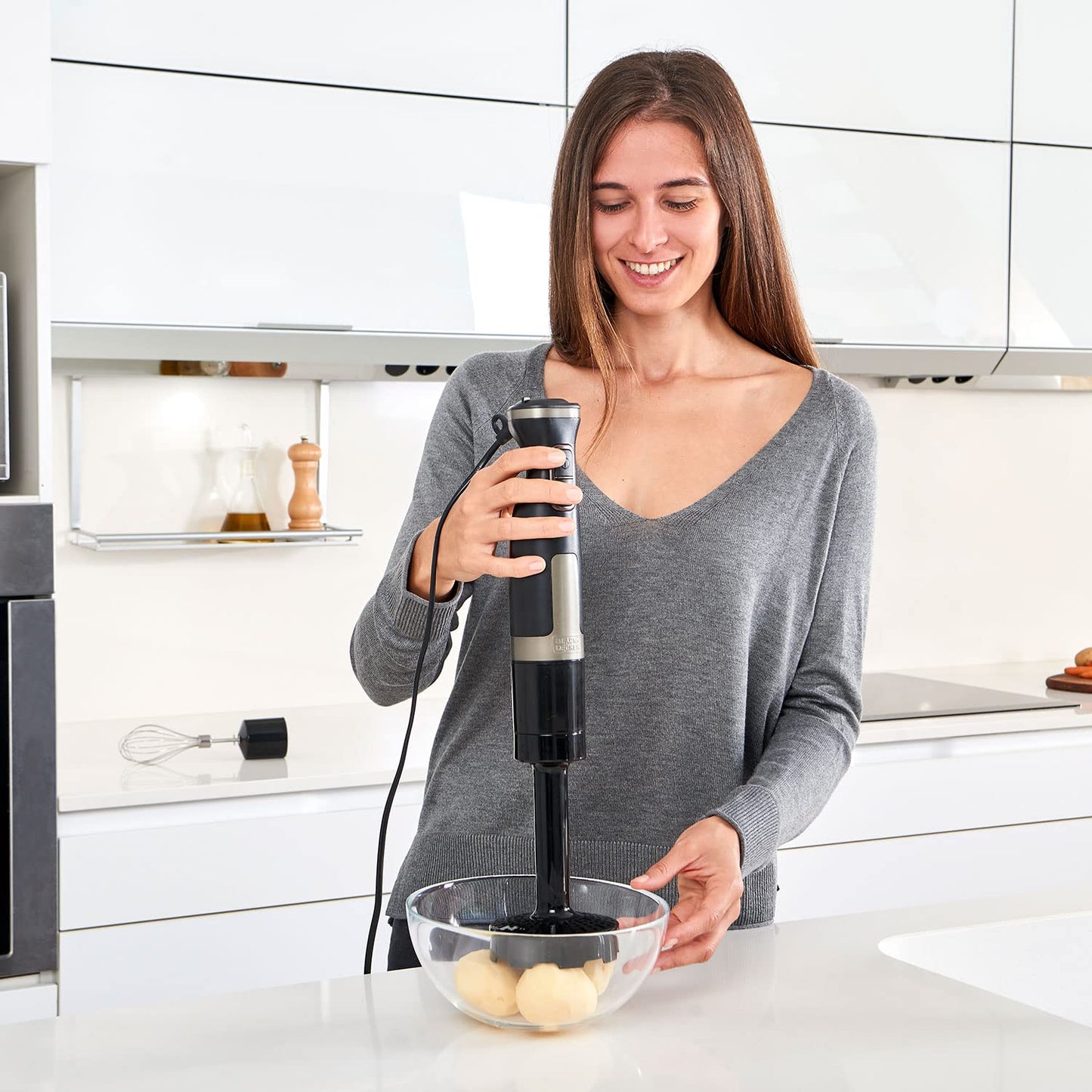 BLACK+DECKER Frullatore a Immersione, Nero, 1500 W