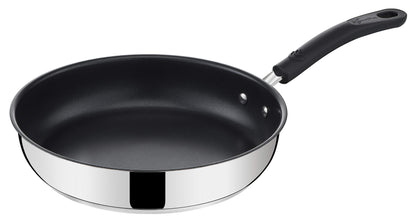 Lagostina Pratica Set di Pentole Induzione, in Acciaio Inox 18/10, 13 Pezzi, Batteria con 4 Casseruole, Pentola, Padella Antiaderente, Mestolo, Schiumarola, Prendispaghetti, 4 Coperchi
