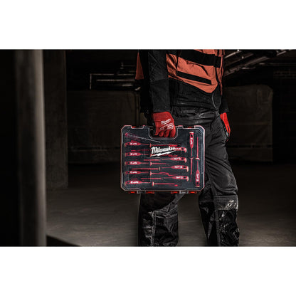 MILWAUKEE | Set Case 12 Giraviti Isolati Cacciavite Isolato 1000V Massima Durata 4932479095