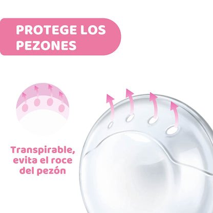 Conchiglie Raccoglilatte, in morbido Silicone, si adattano alla forma del Seno, 2 pz
