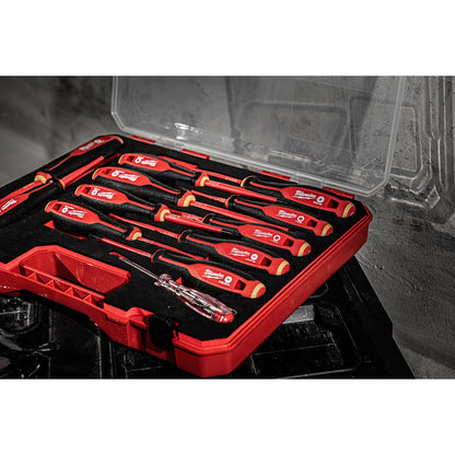 MILWAUKEE | Set Case 12 Giraviti Isolati Cacciavite Isolato 1000V Massima Durata 4932479095