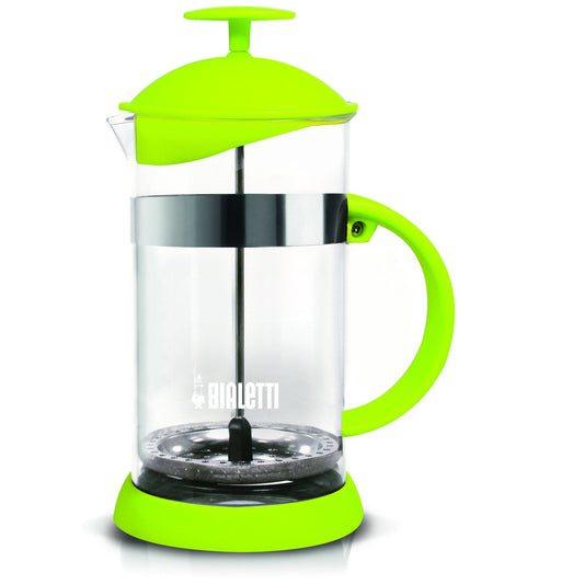 Bialetti Pressofiltro, Caffettiera Pressofiltro, capacità 1 Litro, Verde