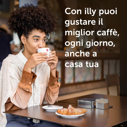 illy, Caffè in Capsule Iperespresso FORTE, 100% Arabica con Intenso Aroma di Pan Tostato e un Retrogusto di Cioccolato Fondente, Gusto Deciso, 6 Confezioni da 18 (108 Capsule Totali)