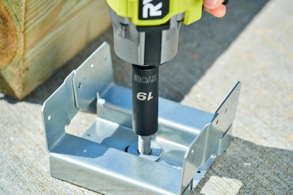 RYOBI - 10 bussole esagonali da 1/2" (17, 19, 21 mm) - RHDIS10PC