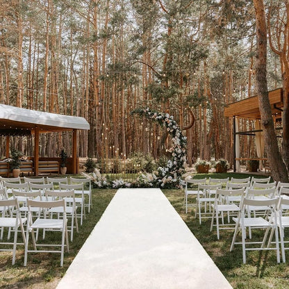 DIVINA HOME Tappeto Moquette Guida passatoia per Interno Esterno Bianca H 1 x 30 mt