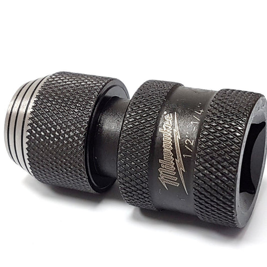 MILWAUKEE | Adattatore Avvitatore ad Impulsi da 1/2” QUADRO a 1/4” Esagonale Bit
