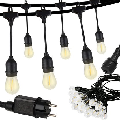 Iso trade 15617 Ghirlanda Luminosa Solare da Esterno 10 m