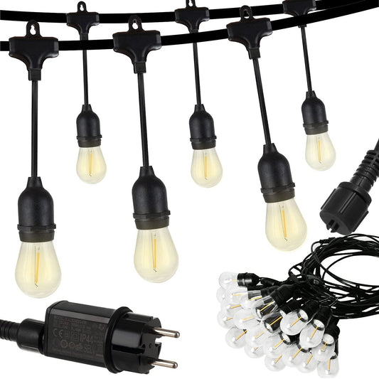 Iso trade 15617 Ghirlanda Luminosa Solare da Esterno 10 m