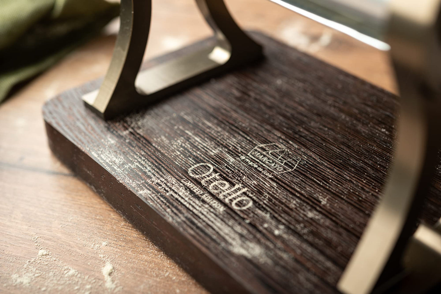 Marcato OT21-150-CHS Macchina per la pasta, Alluminio e Legno, Champagne