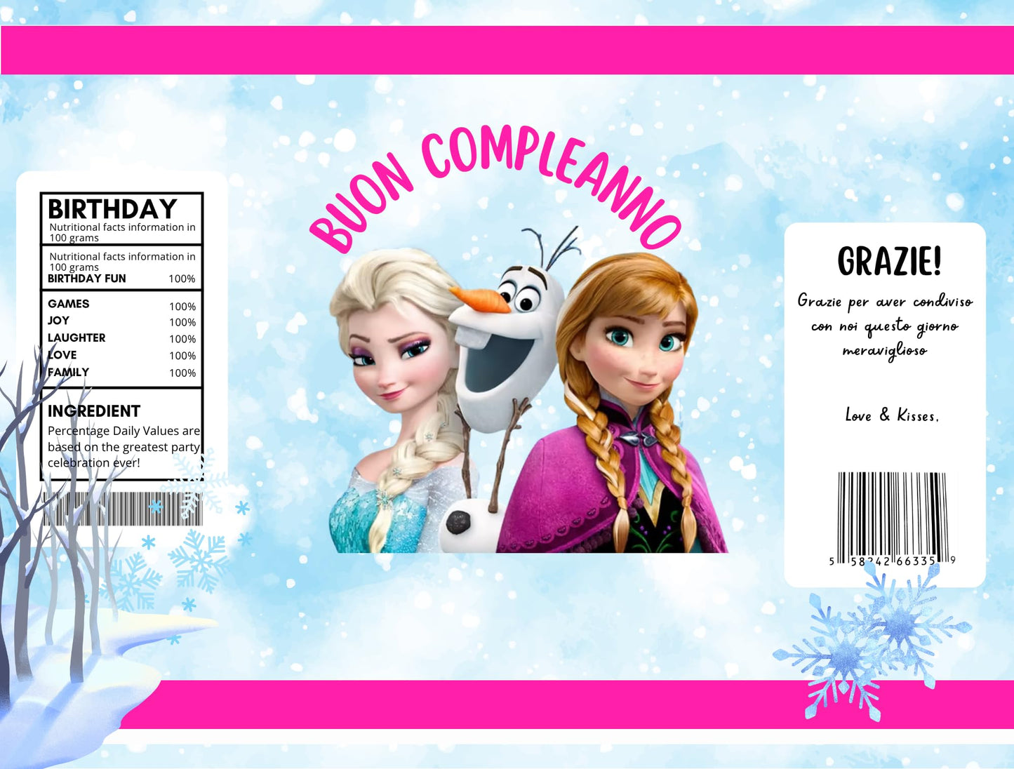 Carpe Diem Shop Sacchetti di Patatine Personalizzabili, Kit Party per Compleanno, 10 Bustine da 25g, Tema Disney Minnie, Regalino Fine Festa con Nome e Data Personalizzabile