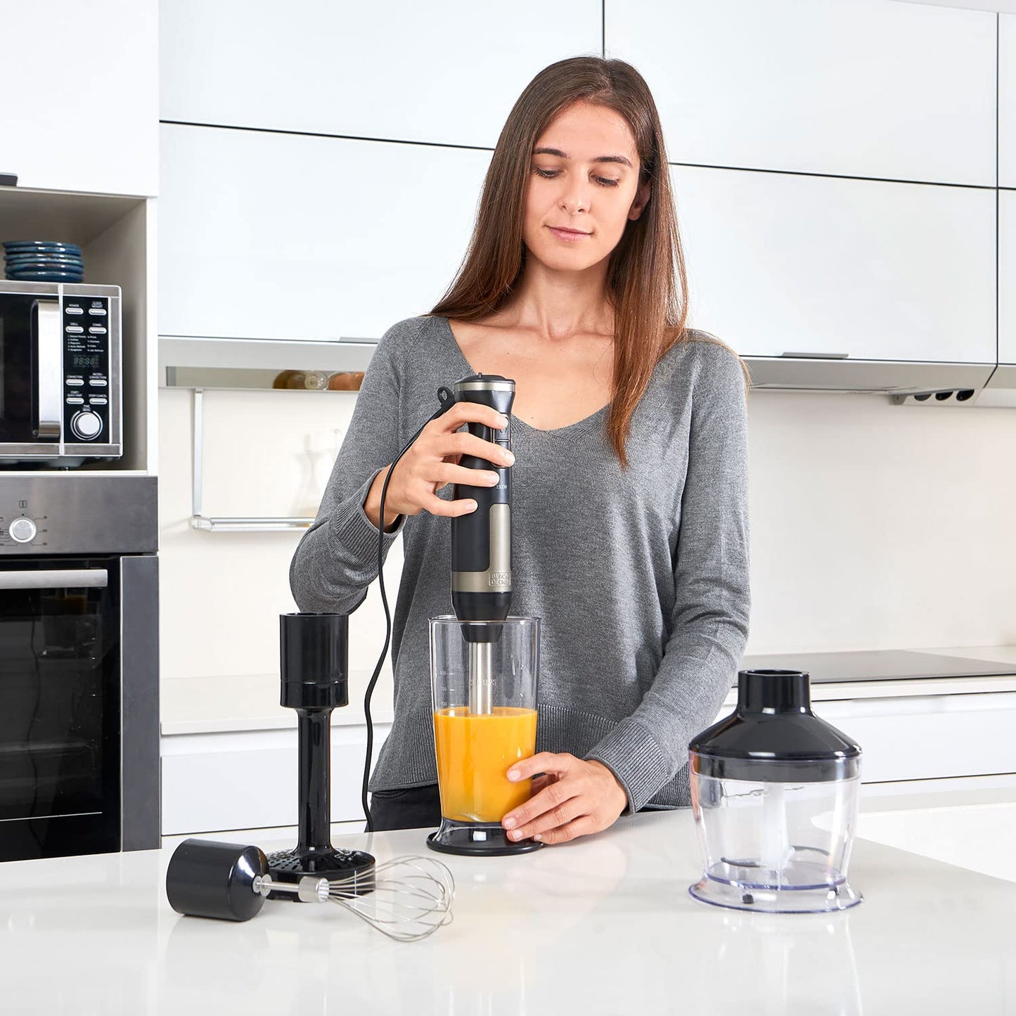 BLACK+DECKER Frullatore a Immersione, Nero, 1500 W