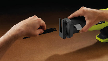 Ryobi RRS1801M Sega Dritta a Batteria 18V ONE+, Batteria non Inclusa, per Tagli di Precisione, Design Ergonomico, Velocità della Lama Regolabile