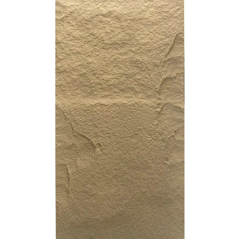 DIVINA HOME, Naturale, Pannello Decorativo 3D Effetto Roccia, PU, Moderno, 16 kg, 120 x 60 x 3 cm, 7,2 m², Rivestimento Murale, Tufo