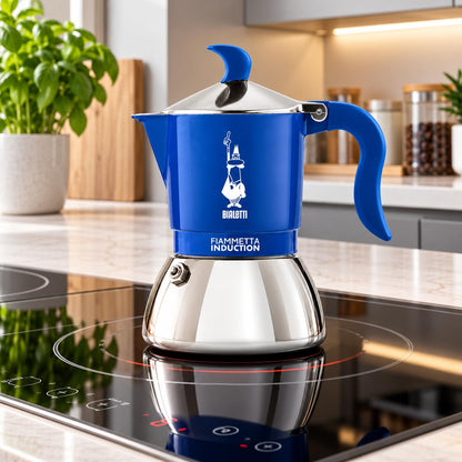 Bialetti Candyland Fiametta Induzione 2 Tazze Blu