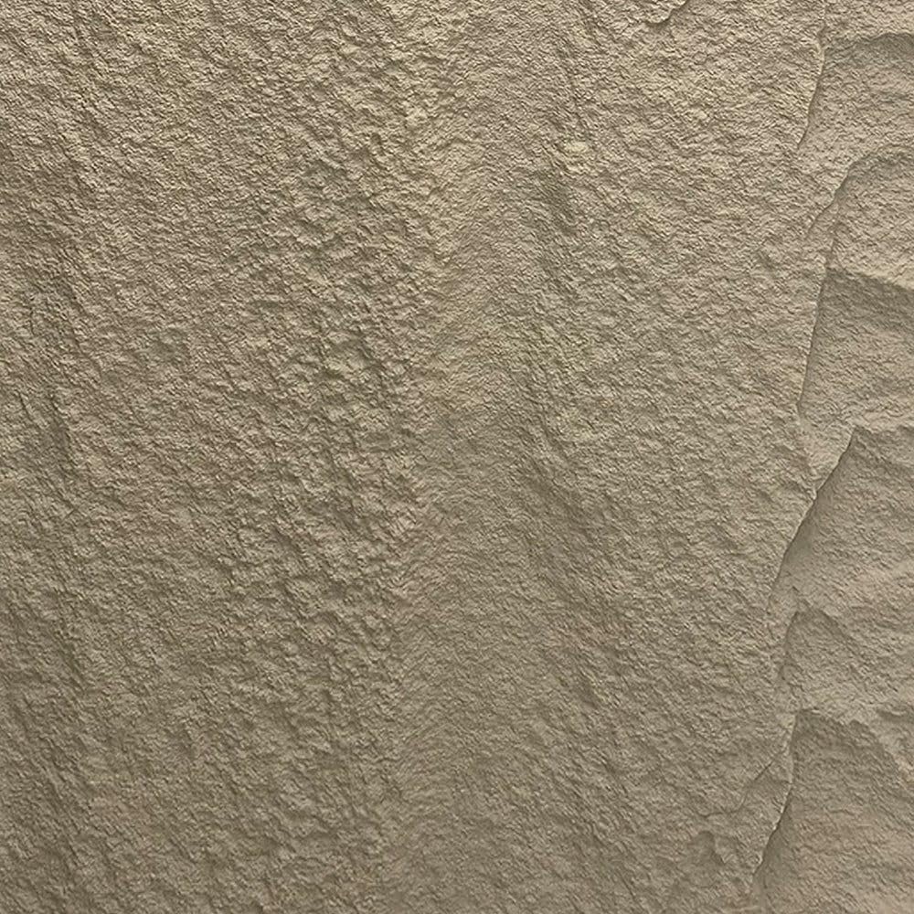 DIVINA HOME, Naturale, Pannello Decorativo 3D Effetto Roccia, PU, Moderno, 16 kg, 120 x 60 x 3 cm, 7,2 m², Grigio Cemento, Rivestimento Murale