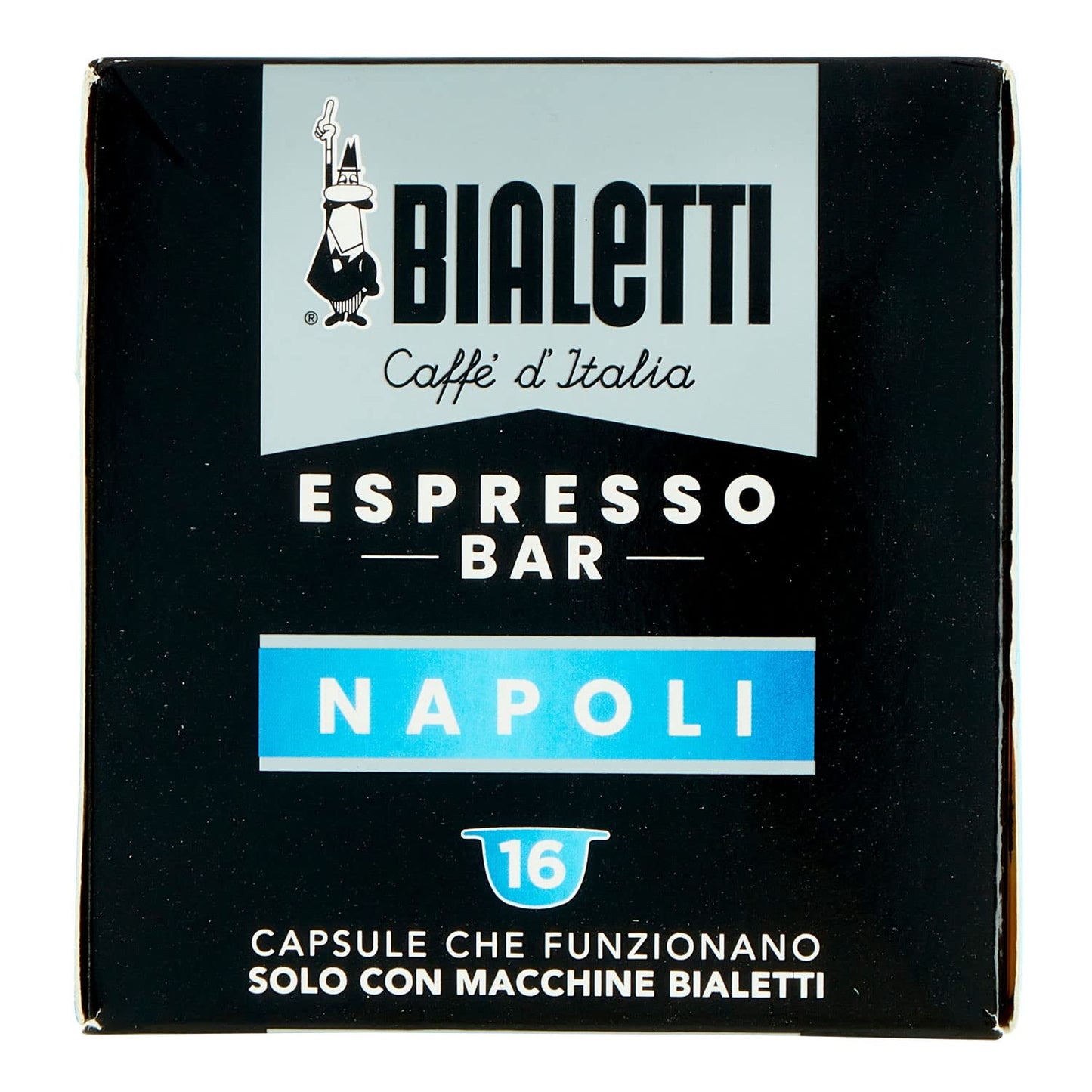 Bialetti Caffè Napoli Gusto Intenso 1 Scatolina da 16 Capsule