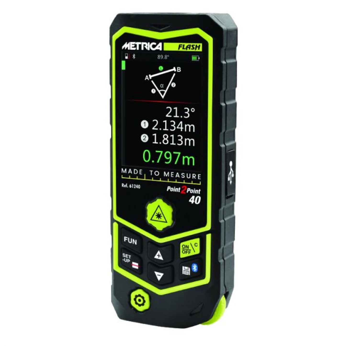 Metrica - Telemetro laser 60 m FLASH POINT2POINT 60 - 61260