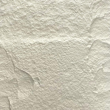 DIVINA HOME, Pannello Decorativo 3D Effetto Roccia, Bianco Leccese, Set 10 Pezzi, PU, 120 x 60 x 3 cm, Copertura 7,2 m², Peso 16 kg