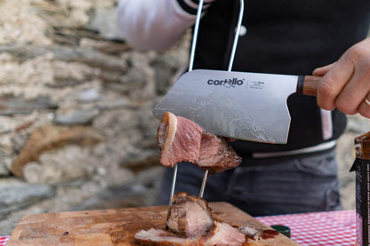 Sanelli Ambrogio - CORTELLO, Coltello Professionale da Chef. Lama in Acciaio Nitro-B, 17,5 Cm. Manico in Legno di Noce ed Ebano
