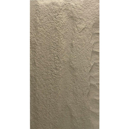 DIVINA HOME, Naturale, Pannello Decorativo 3D Effetto Roccia, PU, Moderno, 16 kg, 120 x 60 x 3 cm, 7,2 m², Grigio Cemento, Rivestimento Murale