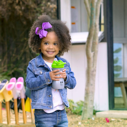 Chicco Pop-up Cup, Bicchiere Antigoccia per Bambini, Pratica Apertura, Beccuccio in Silicone, Chiusura Ermetica, Facile da Trasportare, Bicchiere per Bambini 2 Anni, Capacità 350 ml, Azzurro