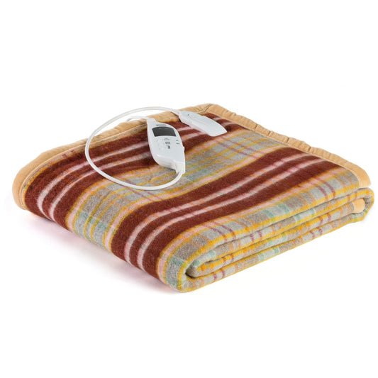 LANCALOR | Elettrocoperta Coperta Termica Misto Lana 40% Termocoperta Elettrica Singola 190x135 - ELCO1P1T40E