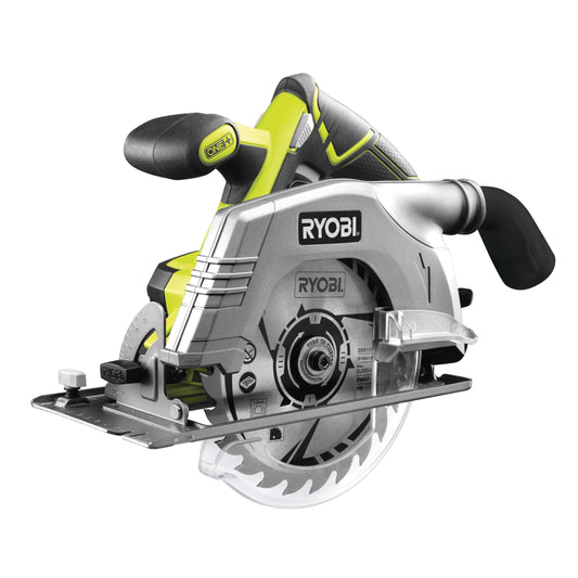 Ryobi R18CS-0 Sega Circolare a Batteria 18V ONE+, Batteria non Inclusa, Lama da 165mm a 24 Denti, Velocità a Vuoto di 4.700 giri/min, Indicato per Legno, Compensato e Truciolare