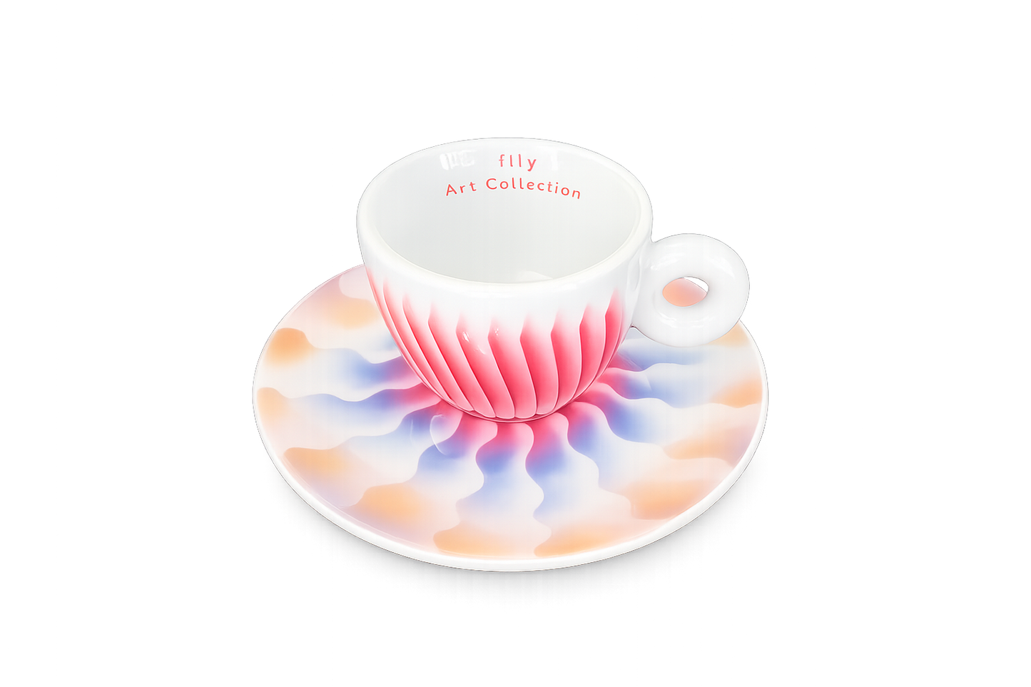 illy ART COLLECTION 24624-2 Judy Chicago 2 Tazze da Espresso Numerate e Firmate