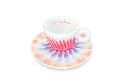 illy ART COLLECTION 24624-2 Judy Chicago 2 Tazze da Espresso Numerate e Firmate