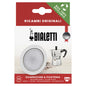 Bialetti Ricambi, Include 1 Guarnizione e 1 Piastrina, Compatibili con Moka express 3/4 tazze, Moka Induction 2 Tazze, Orzo Express 2 Tazze e Brikka 2 Tazze