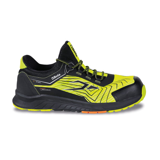 Beta Scarpe Basse da Lavoro Antinfortunistiche 0-Gravity Leggerissime con Tomaia in Tessuto Mesh ad alta Traspirazione, Suola in EVA e Puntale in Composito, Colore Giallo Nero, Taglia 42 EU