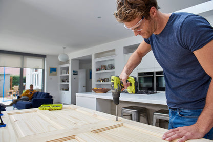 Ryobi R18DD3 – 0 Trapano Avvitatore a Batteria 18V ONE+, Batteria non Inclusa, con Luce LED, 2 Velocità, per Legno e Metallo