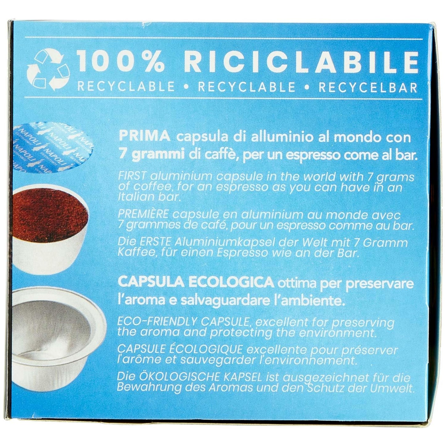 Bialetti Caffè Napoli Gusto Intenso 1 Scatolina da 16 Capsule