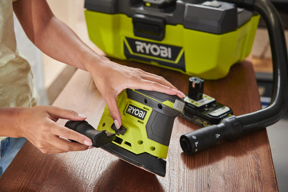 Ryobi RPS18-0 18V Delta Handheld Sander, Battery Not Included, for Light and Finishing Applications, Suitable for Narrow Spaces, Orbit Diameter 1.8mm