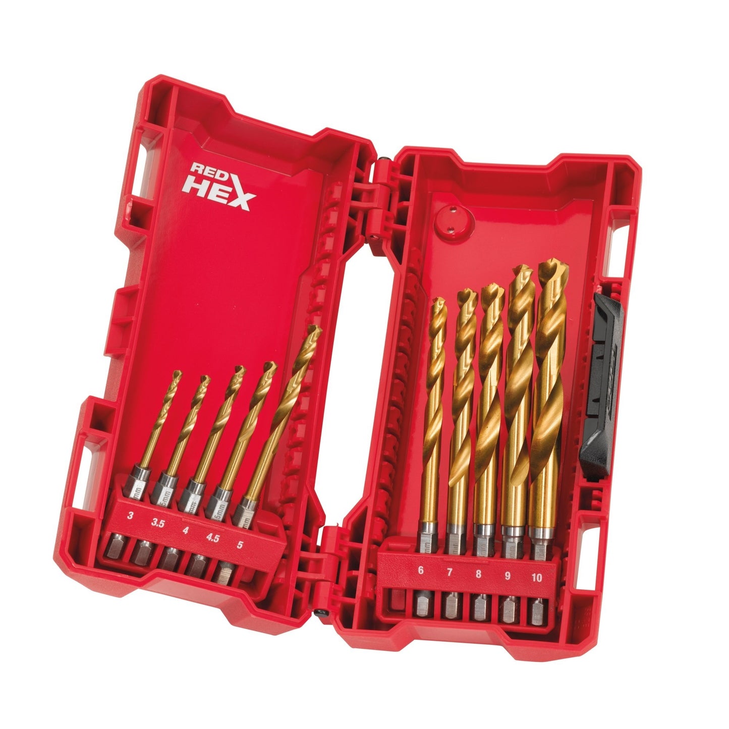 Milwaukee Metal Drill Bit Set 48894759 56-Piece HSS-G Red Hex Titanium Shockwave, 1 W, 0 V