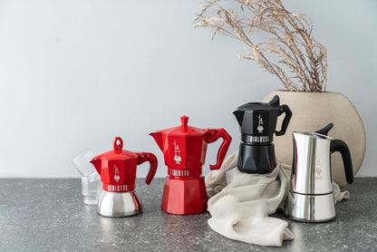 Bialetti Moka Exclusive 3 Tazze Vintage (3 tazze, Silver)