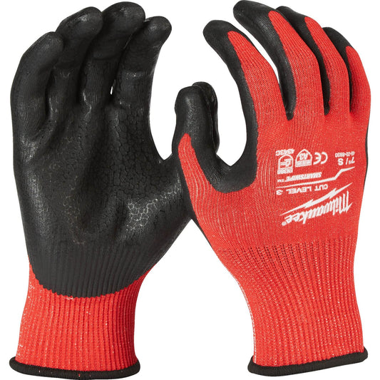 Milwaukee Guanto in nitrile cat.taglio 3/c resistente al taglio 4343c tg. s (7)