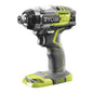 Ryobi R18IDBL-0 Avvitatore ad Impulsi Brushless a Batteria 18V ONE+, Batteria non Inclusa, con 3 Livelli di Potenza, per Serrare e Rimuove Elementi di Fissaggio