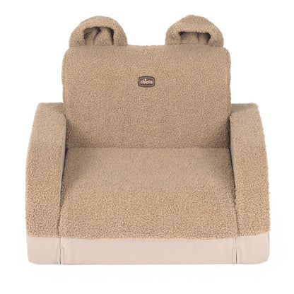 Chicco Twist Poltroncina TEDDY per Bambini Trasformabile in Sdraio e Divanetto, Sedia per Bambini con 3 Configurazioni, Comoda e Leggera, Si Trasforma con 1 Gesto - Per Bambini 12+ Mesi