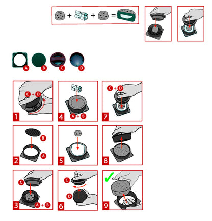Fackelmann 40808 Pressa per Hamburger Normali e ripieni, Plastica, Multicolore