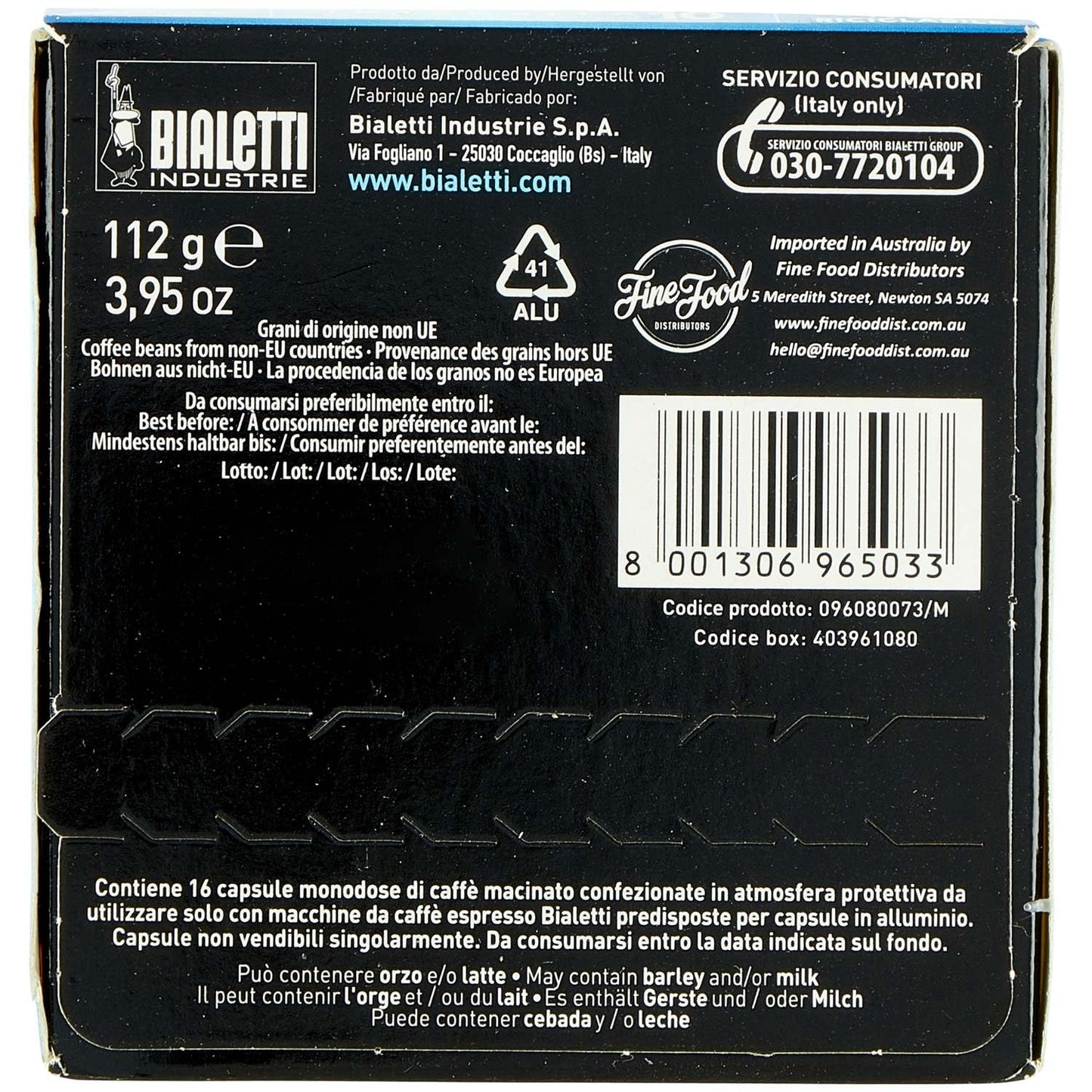 Bialetti Caffè Napoli Gusto Intenso 1 Scatolina da 16 Capsule