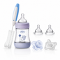 Starter kit Chicco, Biberon Perfect5, Tettarelle di Ricambio, 2 Ciucci Gommotti e Scovolino per la Pulizia Interna