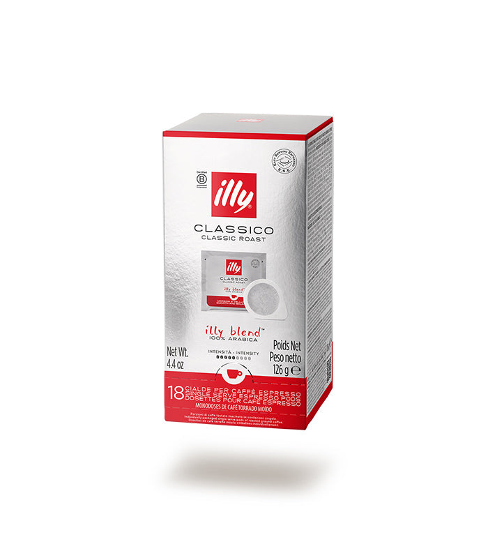 ILLY Selezione di 108 Cialde di caffè | Degustazione di 6 Confezioni da 18 Cialde caffe ESE Monodose, Tostatura Intenso, Forte