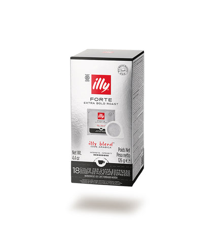 ILLY Selezione di 108 Cialde di caffè | Degustazione di 6 Confezioni da 18 Cialde caffe ESE Monodose, Tostatura Intenso, Forte