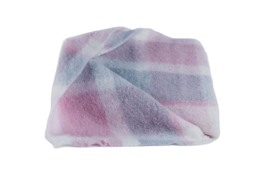 LANCALOR Plaid Rosa in Lana Mohair di alta qualità 100% made in Italy 200cm lunghezza