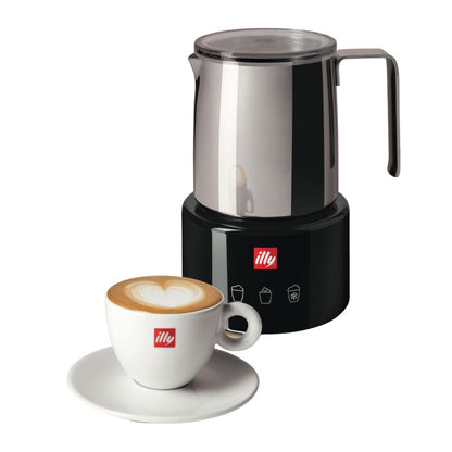 illy Milk Frother – montalatte elettrico nero by Piero Lissoni