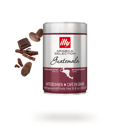 ILLY - 6 Barattoli da 250 Grammi di Caffè in Grani | Scegli la Variante Desiderata - Arabica Selection