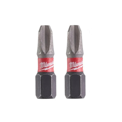 Milwaukee Bit Punta per Cacciavite Shockwave PH3 25mm | Confezione da 2 unità